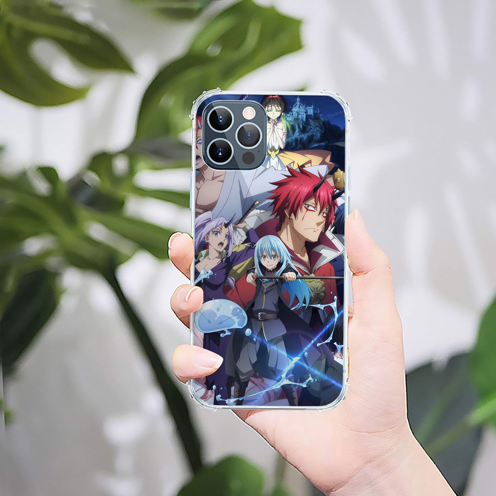 （画像用） 転スラ Regarding Reincarnated to Slime 【iPhone 12シリーズ対応】透明スマホケース（クリアソフトケース）
